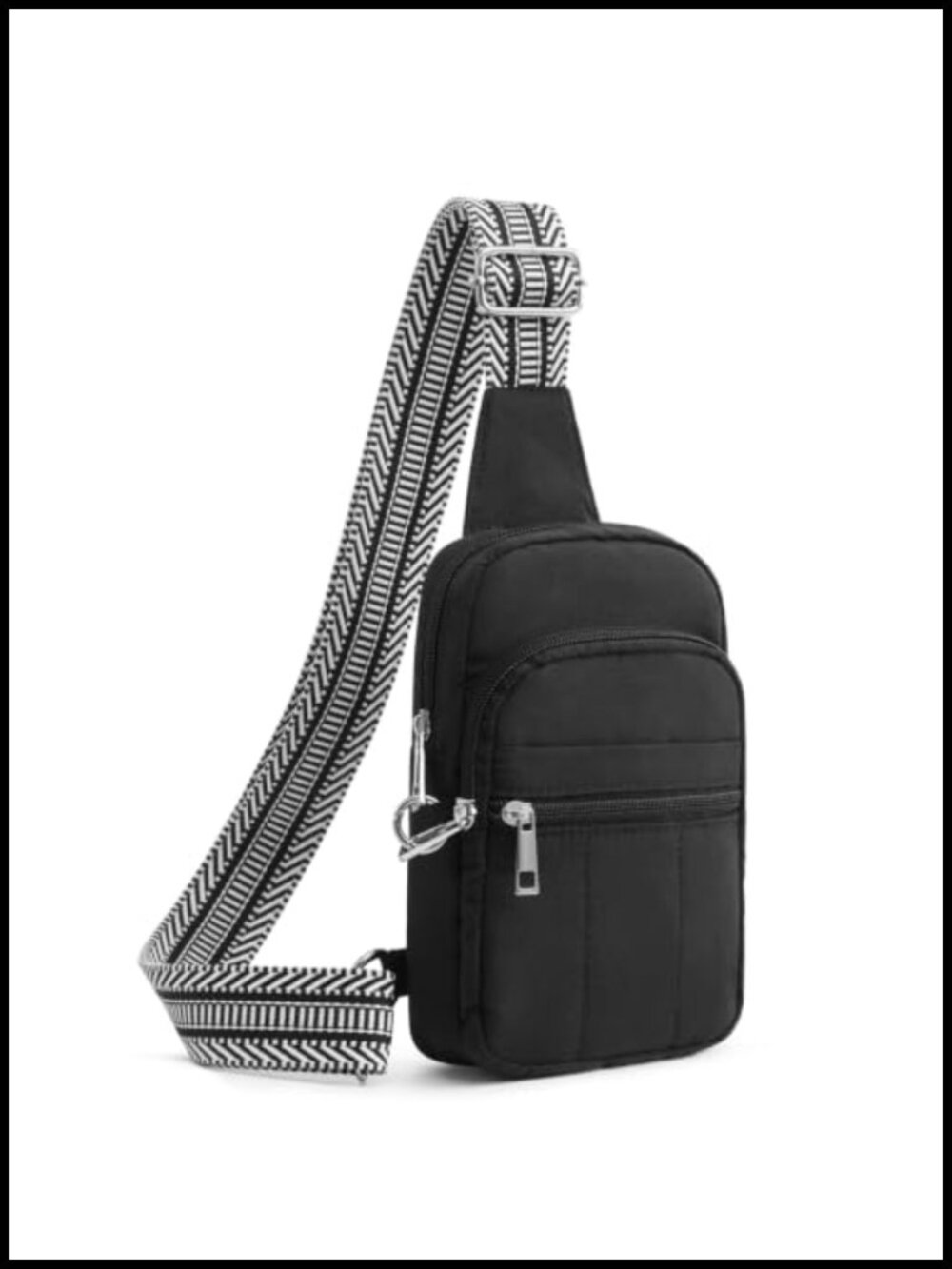 Small Sling Crossbody Bag Water-Resistant Nylon Anti-Theft RFID Travel Purse